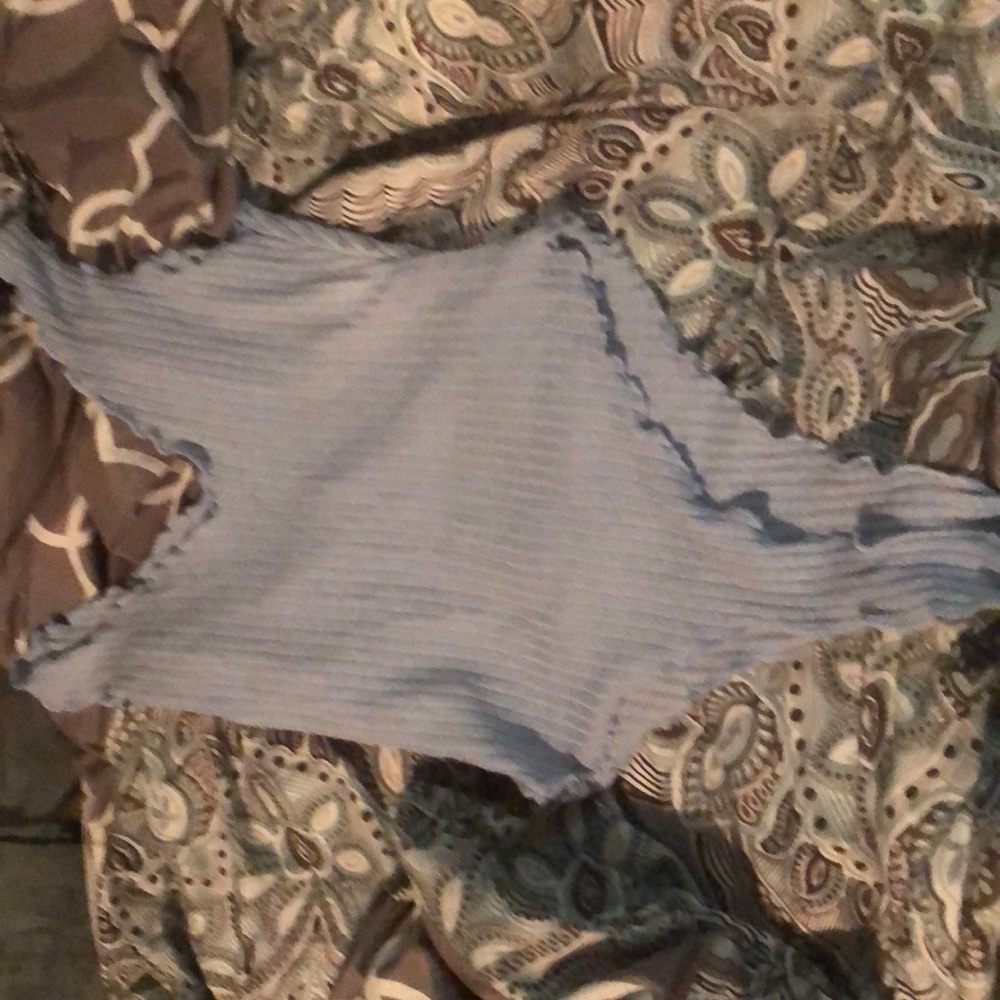 a blue romper